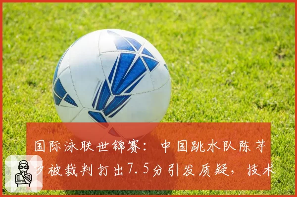 国际泳联世锦赛:中国跳水队陈芋汐被裁判打出7.5分引发质疑,技术动作评分标准是否应透明化?